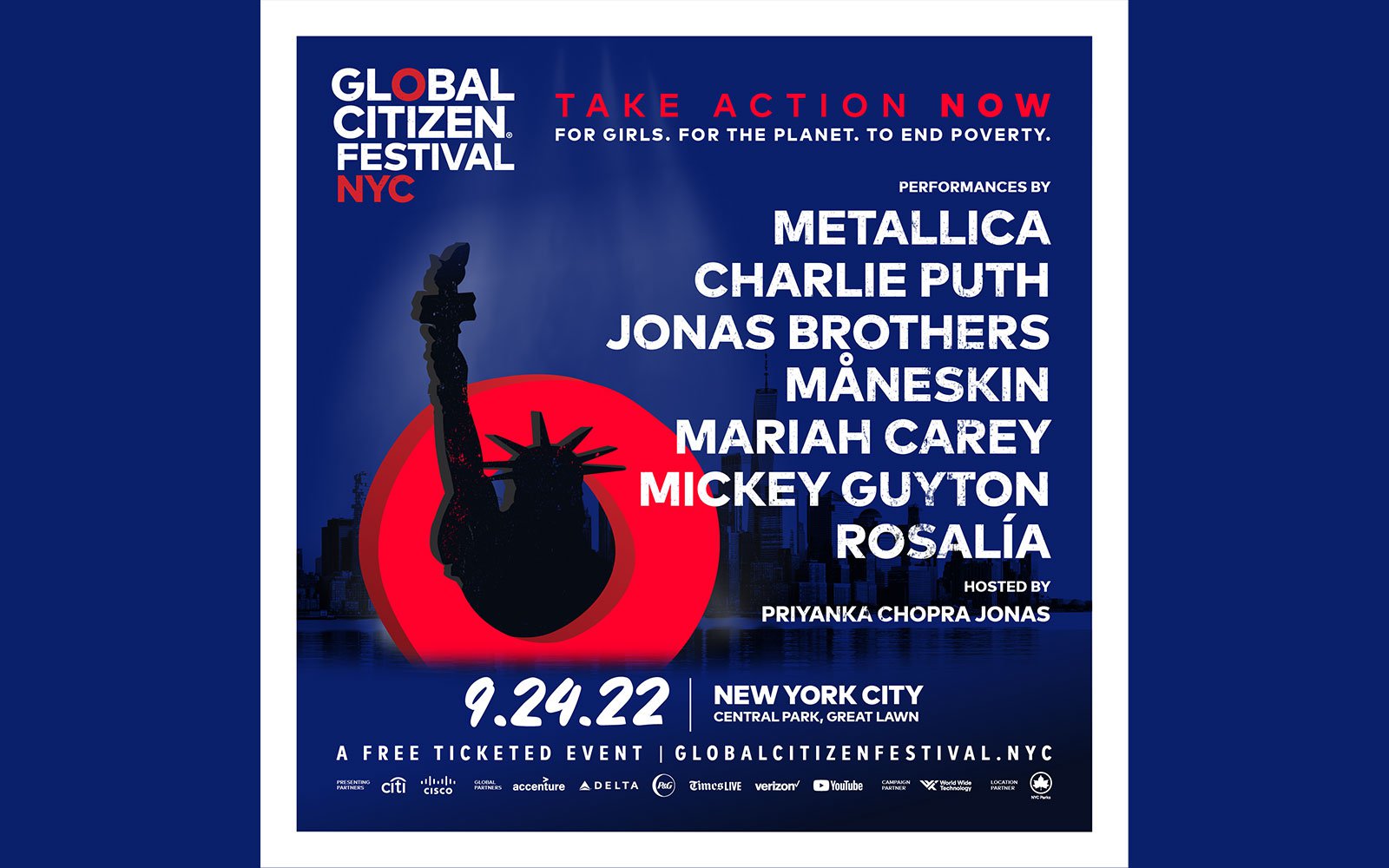 Ota selvää 91+ imagen global citizen festival new york