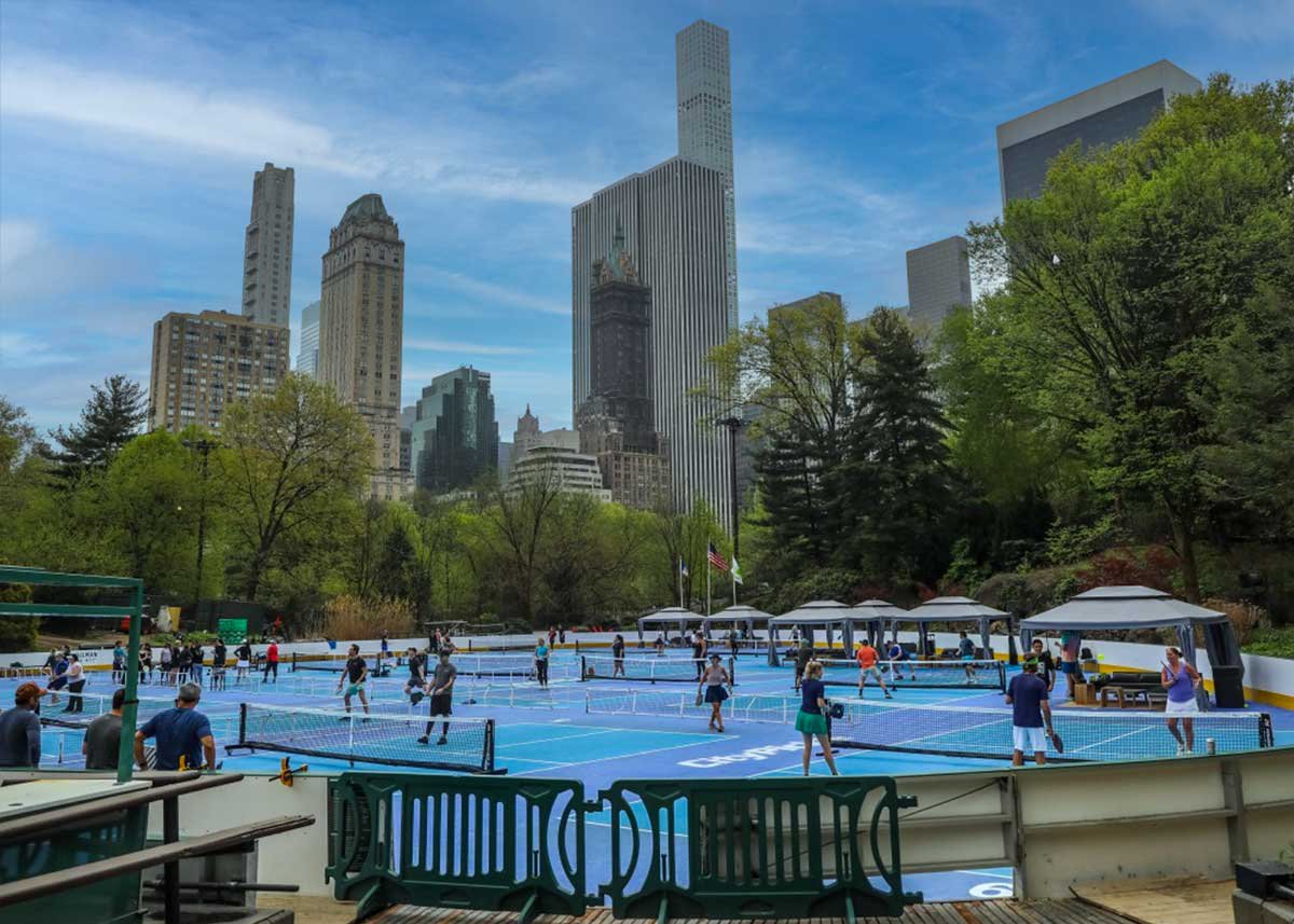 Pickleball in Central Park, New York