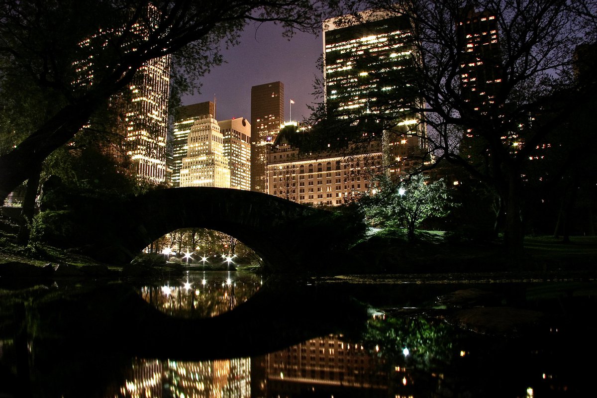 Централ парк Нью-Йорк ночью