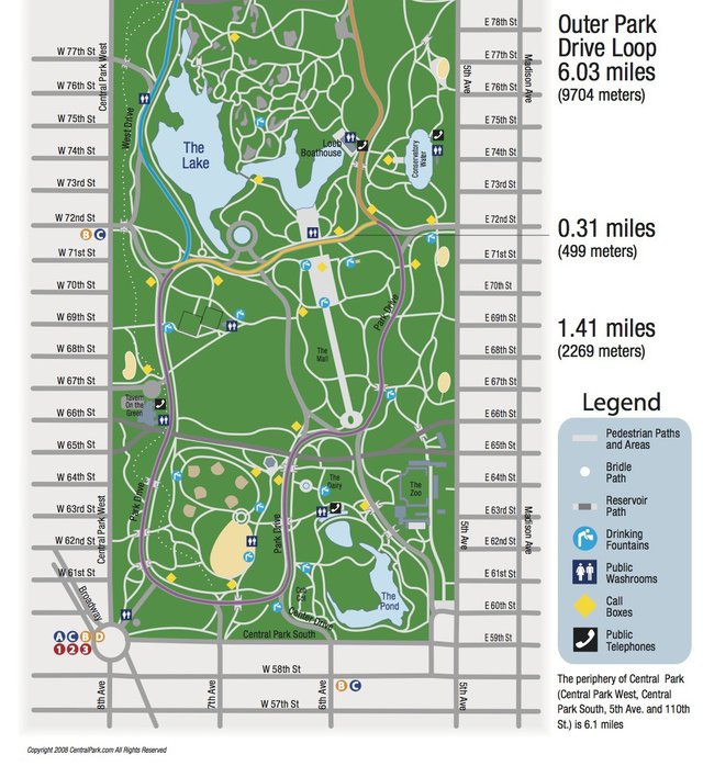 simple central park map