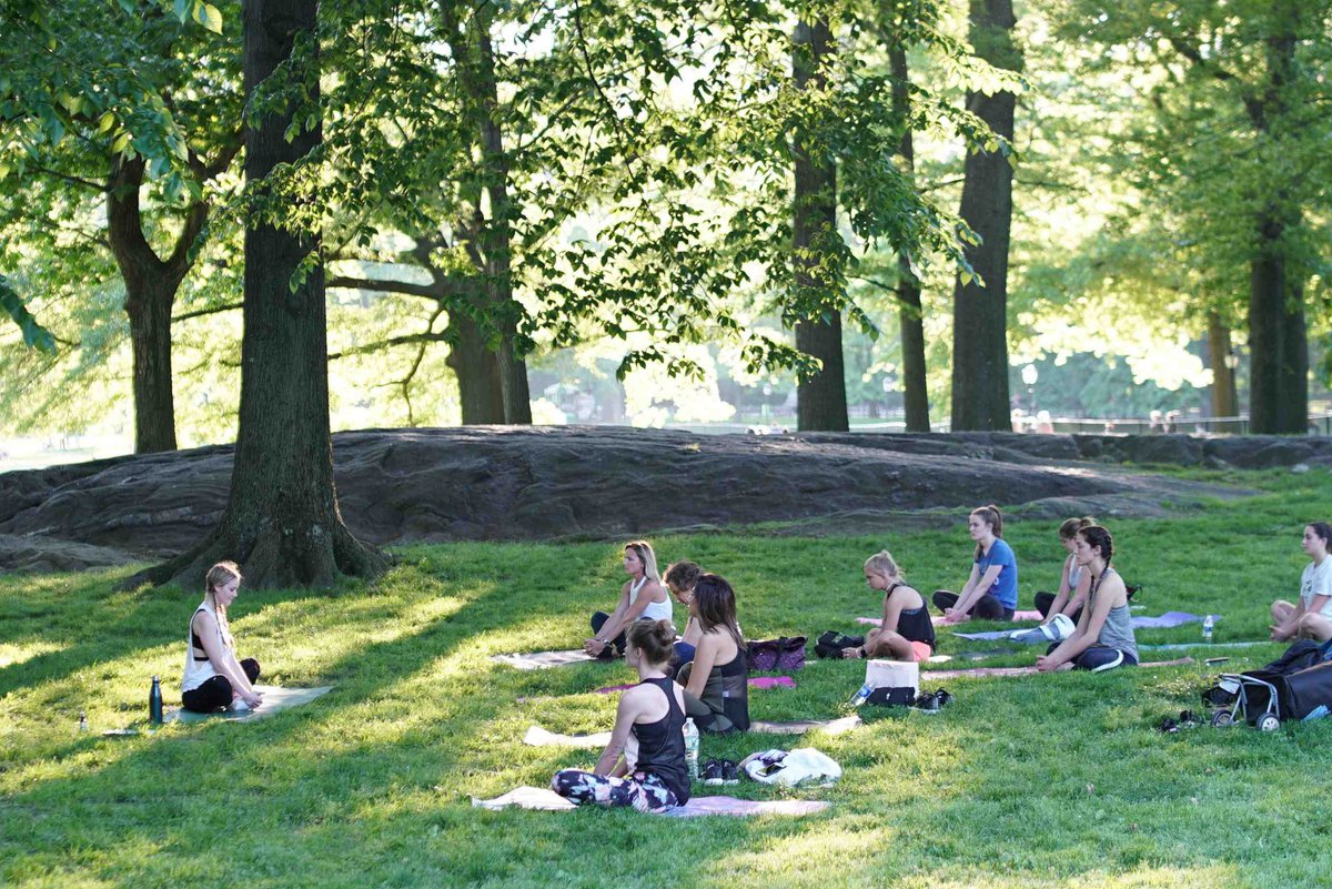 Hatha Yoga Classes In Central Park W The Yoga Trail