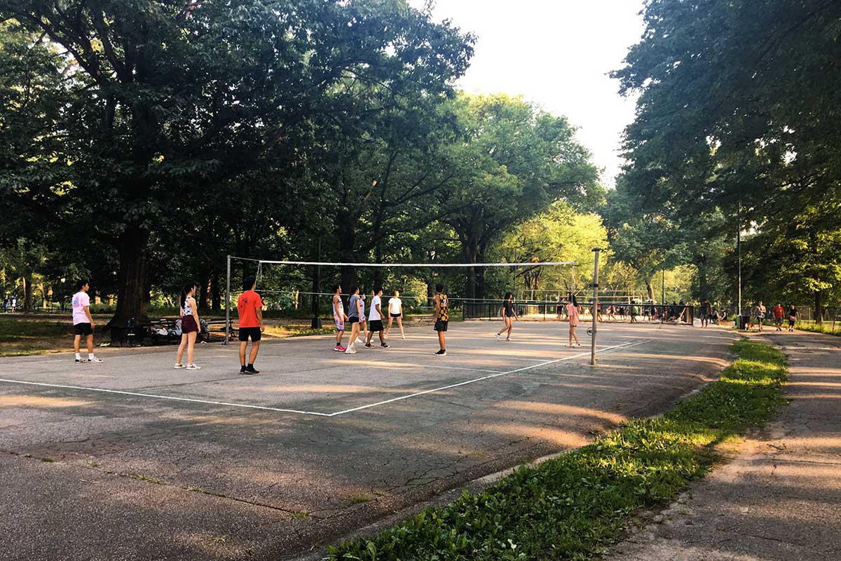 Volleyball in Central Park