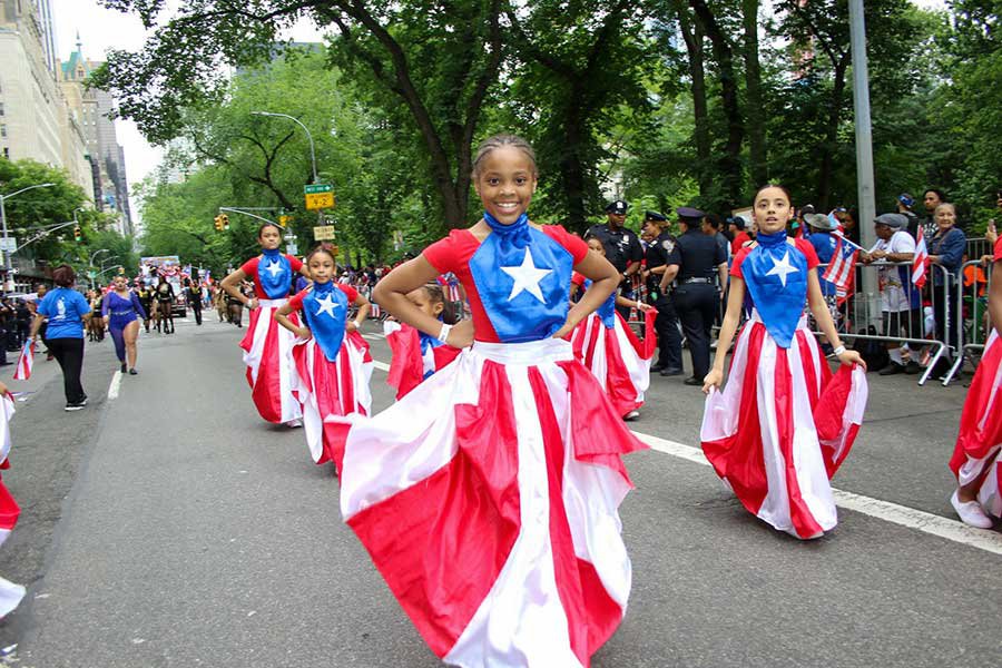 Puerto rican store parade